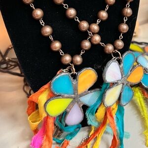 Stainglass necklace